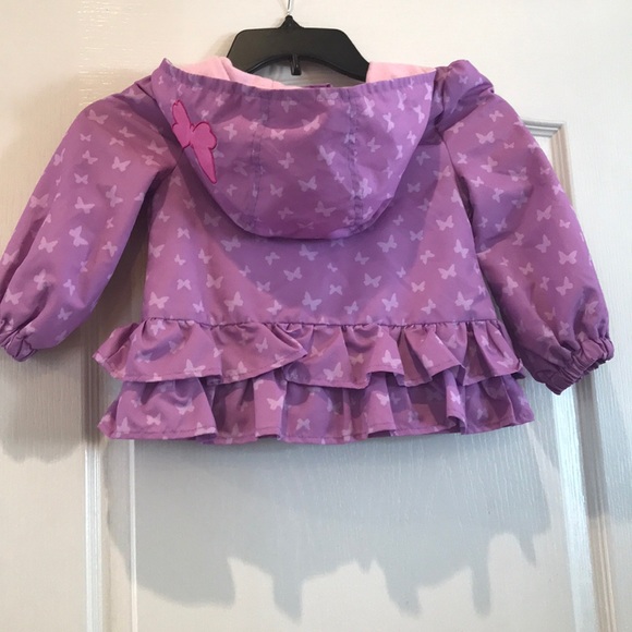 Butterflied Filled Tinker Bell Disney Windbreaker - Picture 4 of 6